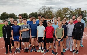 Les benjamins et minimes préparent la saison hivernale