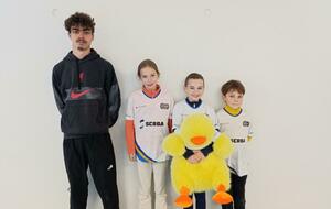 Les poussins à l'animation des Sables