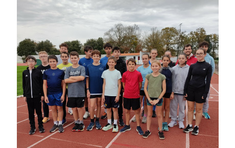 Les benjamins et minimes préparent la saison hivernale