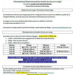 Championnat Dpartemental de Vende de Lancers Longs