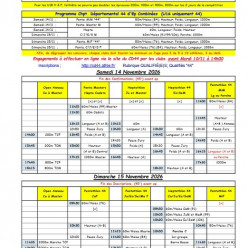 Ch Dpx Ep Comb Minimes Masters et Open Anneau Cadets Masters
